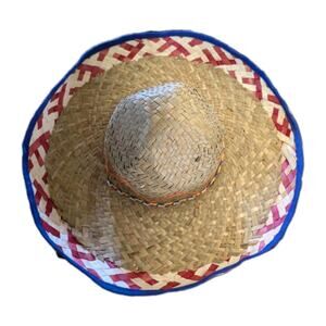 Straw Mexican Sombrero Costume Party Hat Cinco De Mayo